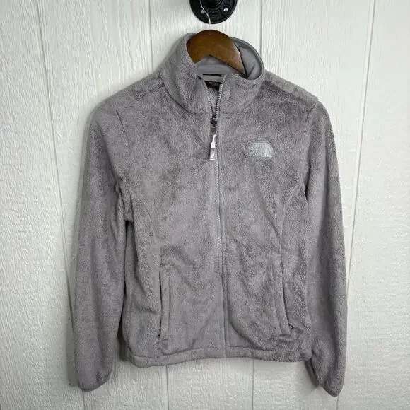 Grey North Face Fleece Zip Up Size Small - Picture 1 of 6